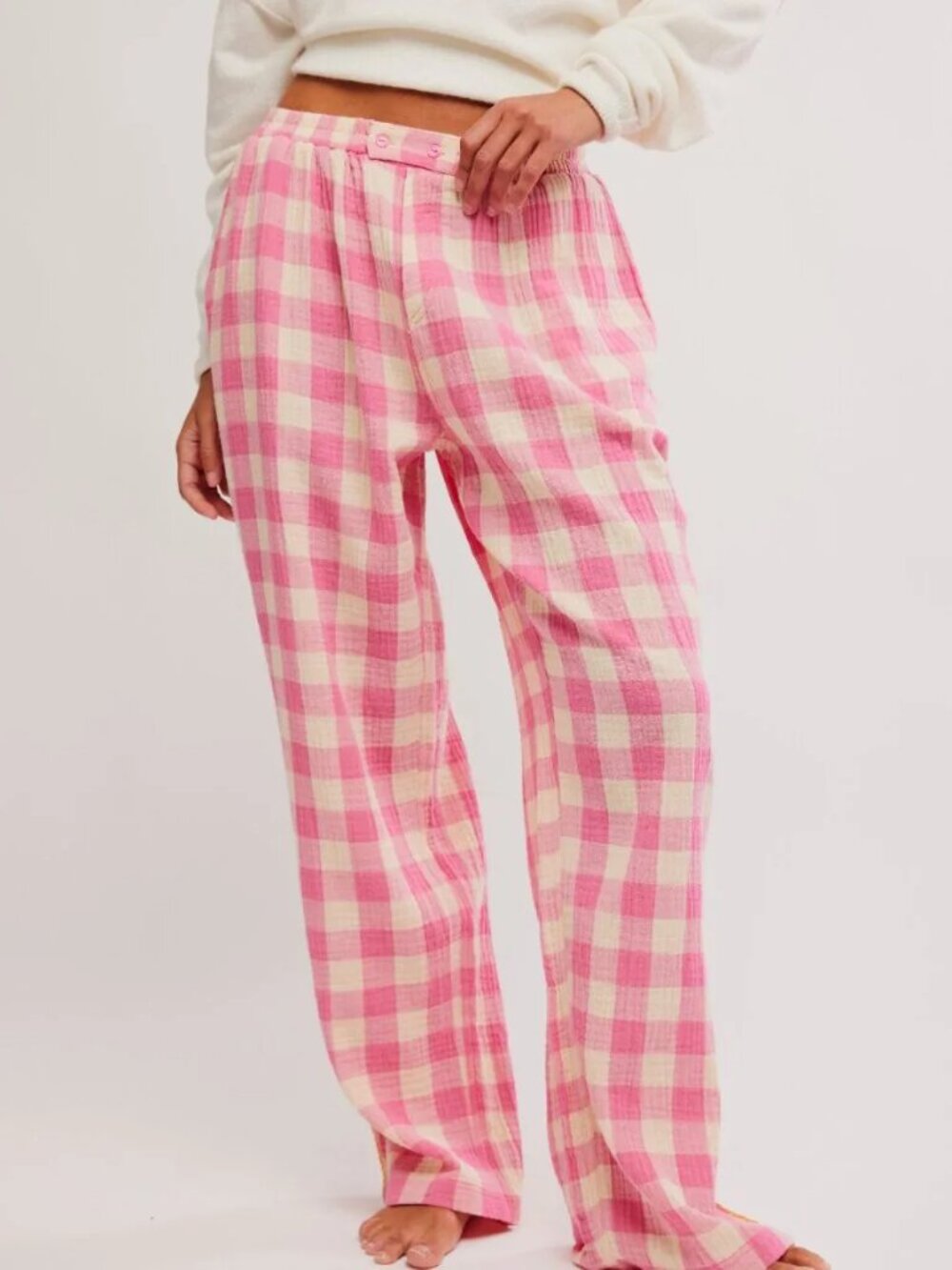 FREE PEOPLE Be Mine Pants / Hot Pink Combo (M) - NWT